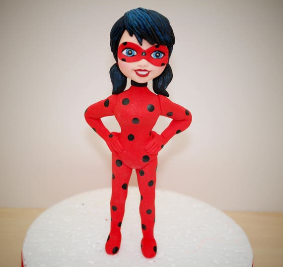 Ladybug Cake Topper Miraculous Ladybug Cake Topper Etsy