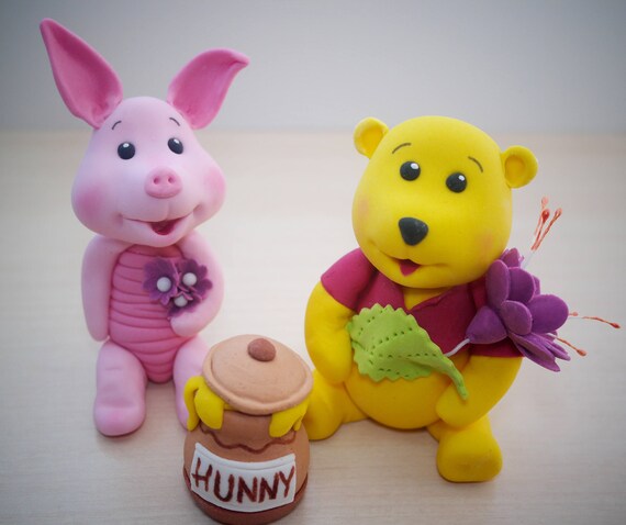 Winnie The Pooh Bear Cake Topper Bear Cake Piglet Cake