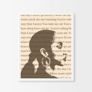 Sade Art Print, Sade Poster, Singer Sade, R&B Poster, Cherish the Day, Song Lyrics, Digital Download, Printable Art, Print From Home, Poster