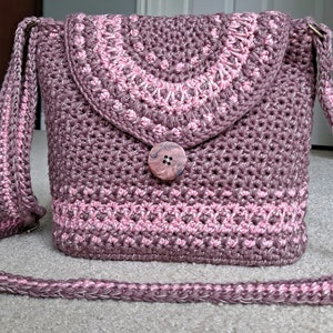 Gehaakte tas, handgemaakte tas, crossbody tas, schoudertas