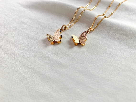 3d butterfly necklace discount