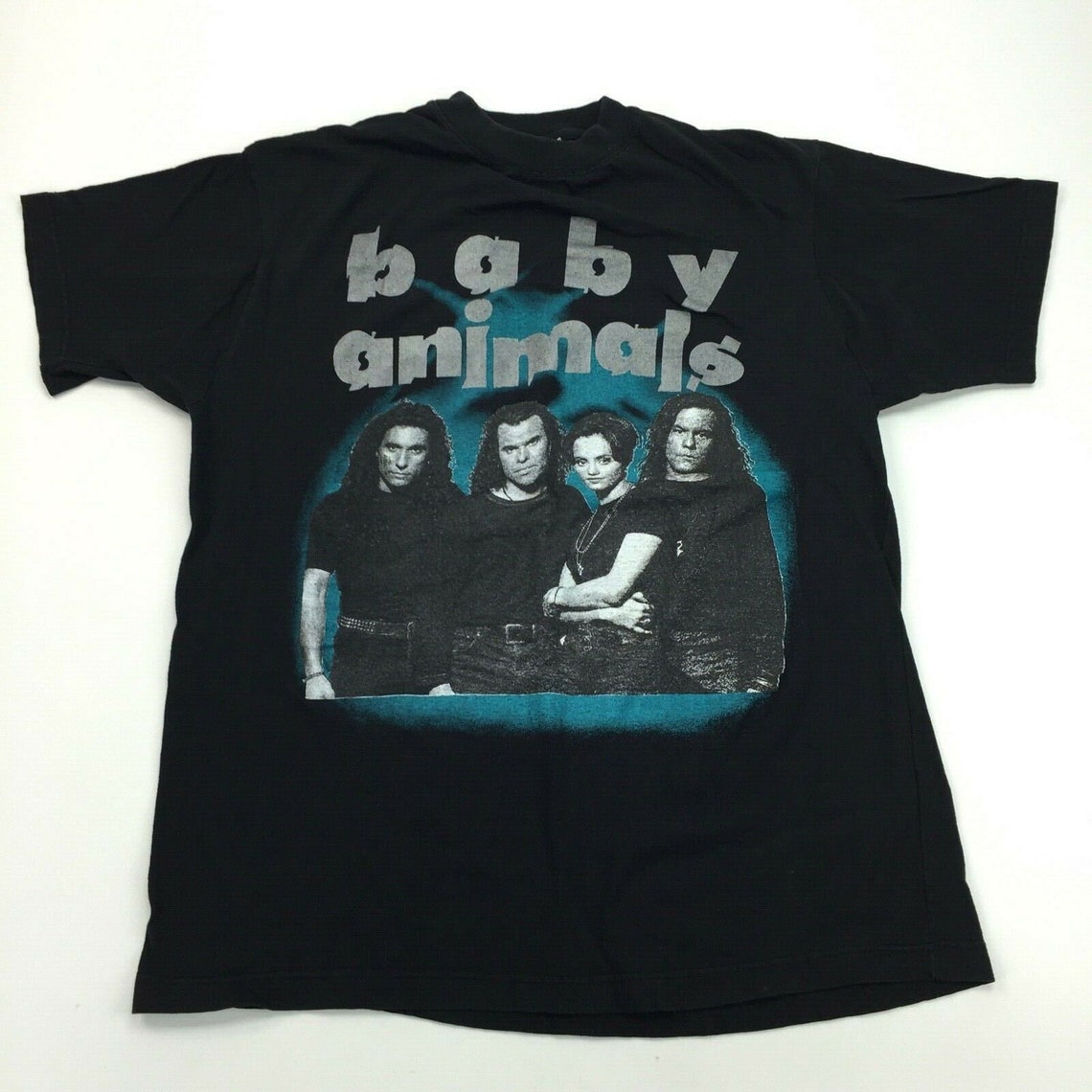 Vintage BABY ANIMALS Band Tshirt 199192 World Tour Let Go Etsy