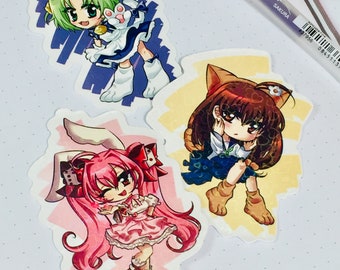 Di Gi Charat Holographic Stickers