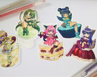Tokyo Mew Mew Holographic Stickers