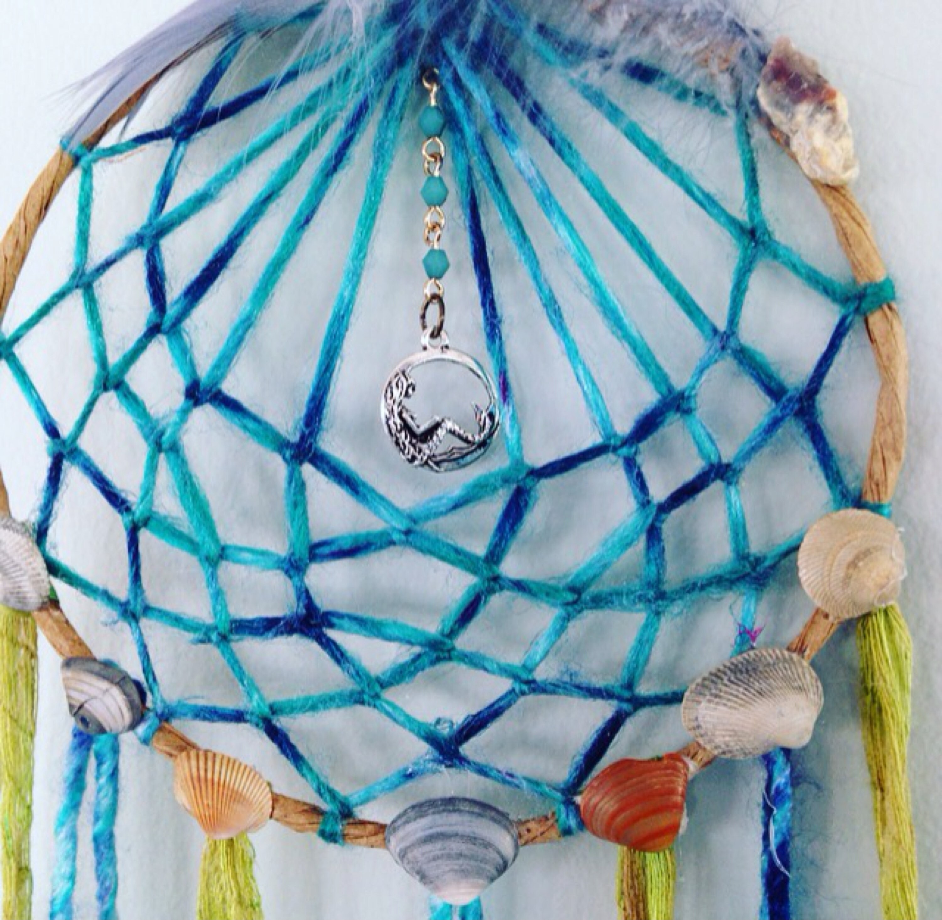 She's the catch custom Mermaid Dream Catcher Etsy