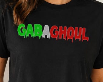Gabaghoul Shirt, Funny Italian Halloween Tee, Gabagool Pun T Shirt, Spooky Italian Gift, Horror Wordplay Shirt