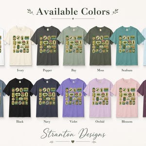 Funny Pickle Shirt, Retro Pickle Graphic Tee, Comfort Colors 1717, Cute Foodie Gift, Dill With It Pickle Lover Tee image 3