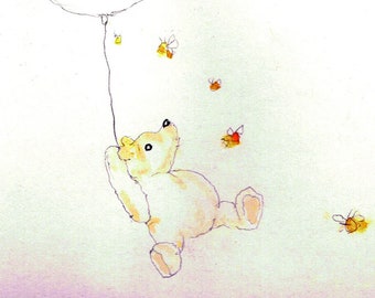 A6 Greeting Card — Winnie-the-Pooh #2