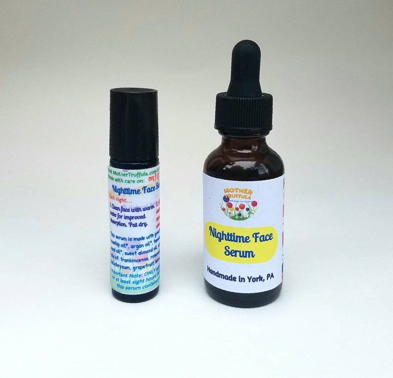 Nighttime Face Serum Herbal Infusion L Antiage Fine Lines Etsy