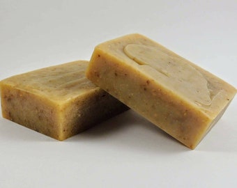 Mango Butter Bar Soap | Clove Essential Oil | Oatmeal Exfoliation | All Natural | No Soy | No Canola | Mother Truffula l Cold Processed