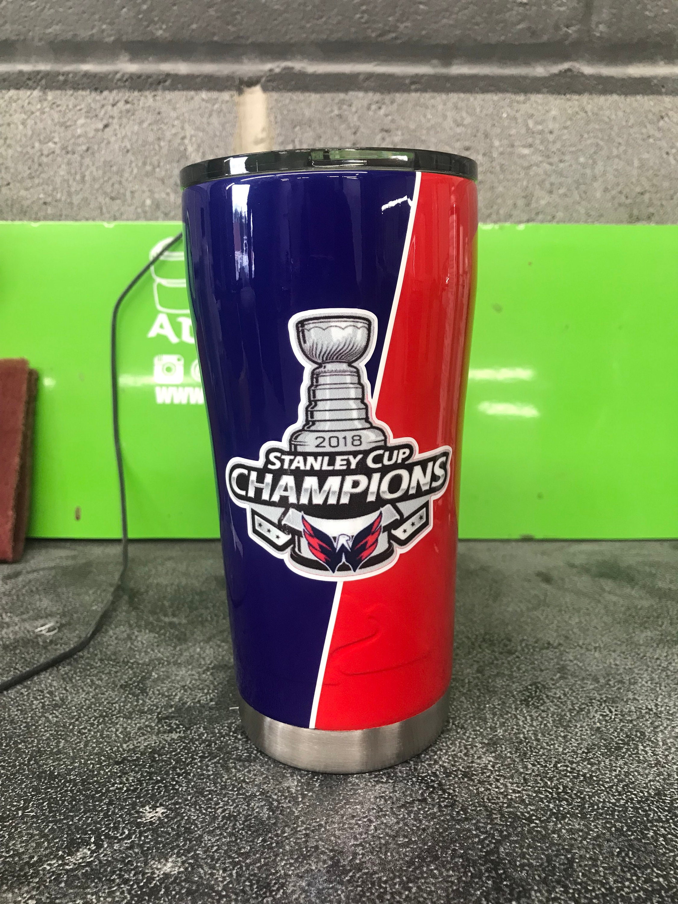 WASHINGTON CAPITALS 2018 Stanley Cup Champions Mini Stanley Cup Trophy