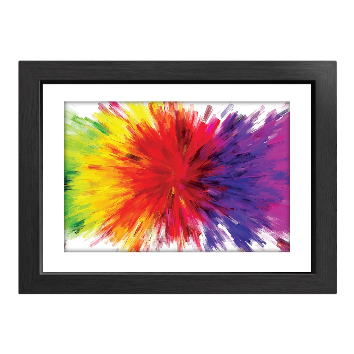 Color Splash Color Spectrum Abstract Art Large Wall Art Etsy