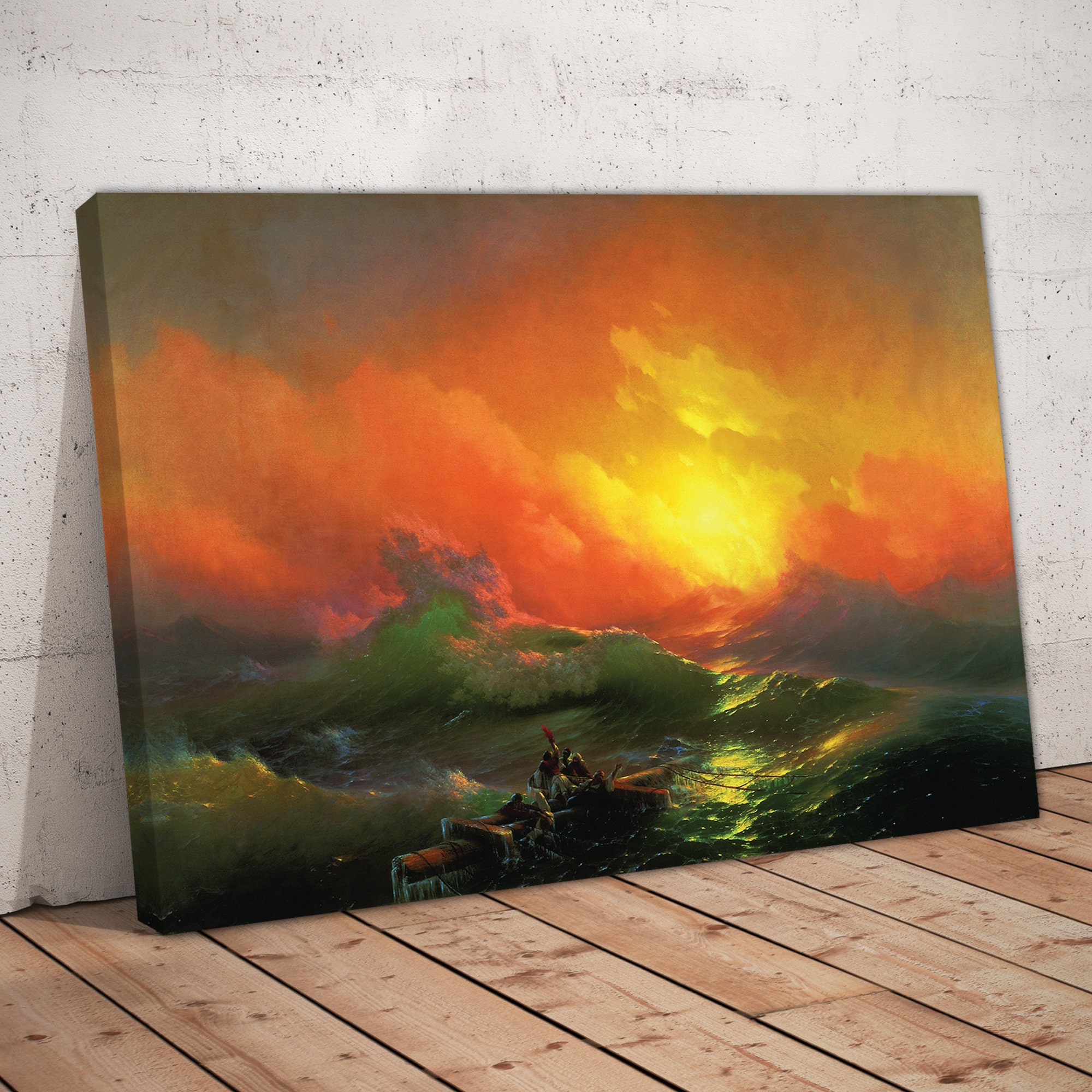 9th Wave Aivazovsky the Ninth Wave Painting: Canvas, Metal, or Poster Print - Etsy