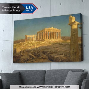 Parthenon Print by Frederic Edwin Church: Canvas, Metal, or Poster