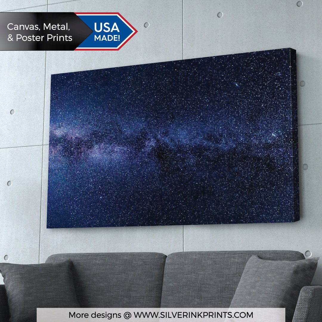 Nebula Space Art Print: Galaxy Wall Decor (canvas, Metal or Poster) - Etsy