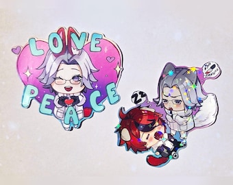 Holographic 100 Line Eitaku Stickers
