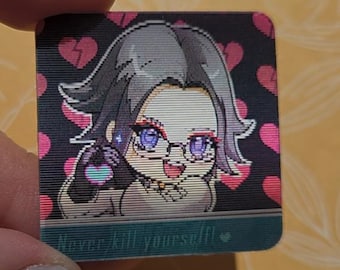 100 Line Eito Aotsuki Lenticular Stickers