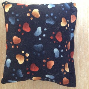 Handmade Black Paw Print Catnip Cat Toys