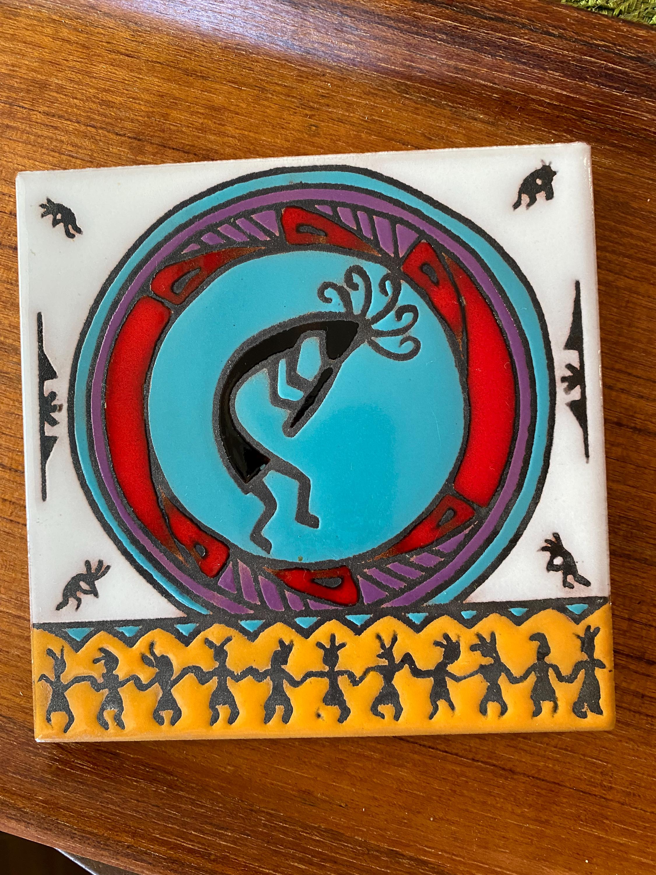 Kokopelli Tile - Etsy