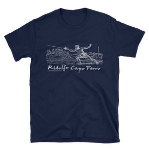 Capo Ferro Lunge Unisex T-Shirt Black/Navy image 2