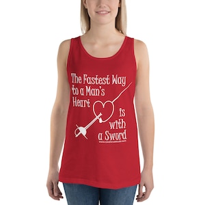 The Way to a Man&#39;s Heart Unisex Tank Top