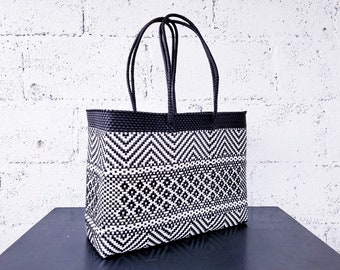 small plastic tote bag