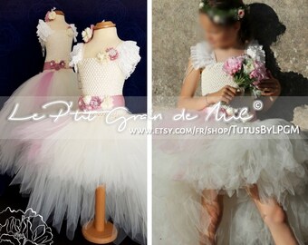 Robe Tutu De Baptême Pour Bébé Fille Robe En Tulle Enfant Etsy