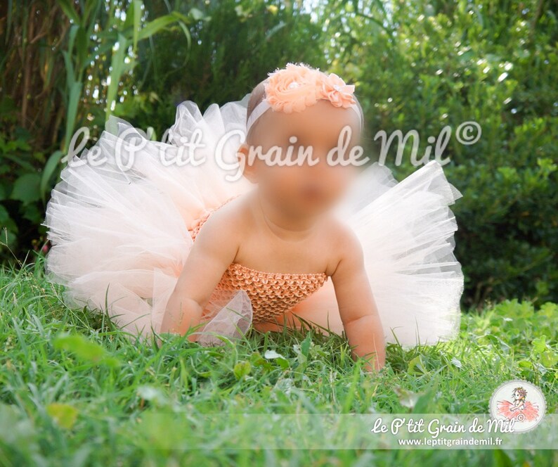 Bébé Filles Ivoire Roses /& Tutu Sparkle Set ☆