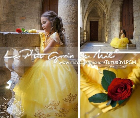 yellow gown for kids