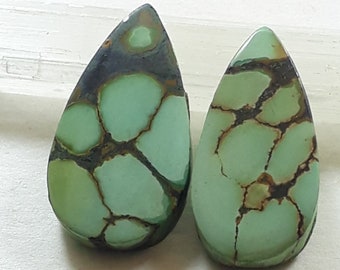 unteat natural tibetan turquoise smooth cabochon 5 pics lot wholesale high quality loose gemstone round size 10x10 mm approx