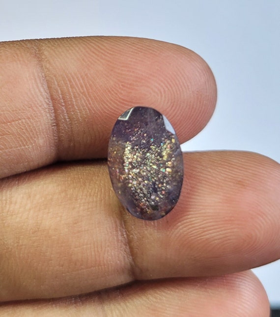 Faceted Iolite Sunstone Gemstone: AAA Quality Loose Stone