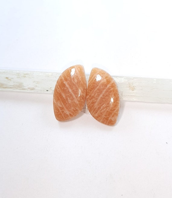 37 Carat Natural Amazonite Gemstone Amazonite Cabochon Top Quality Cushion Shape 18x19x4.50mm 2 Pcs Pair Handmade Amazonite Loose Gemstone