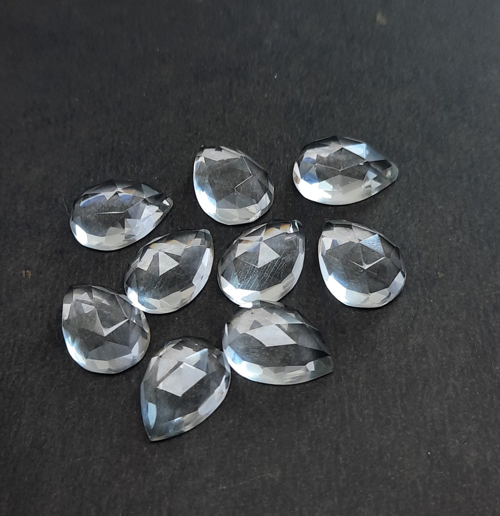 3000 Vintage Czech Crystal Clear Round Flatback Micro Glass Rhinestones 2mm  
