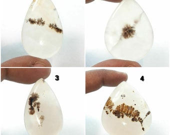 Natural Montana Agate gemstone, smooth cabochon, Montana agate pair cabochon, pear shape, designer cabochon high quality loose gemstone,