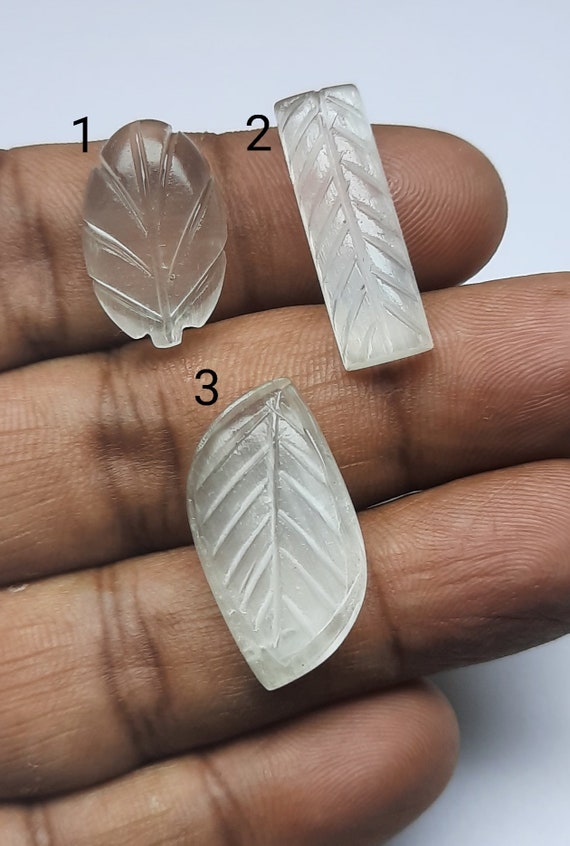 1 Pair Natural Selenite Gemstone Rough Polish Hand Carved Etsy