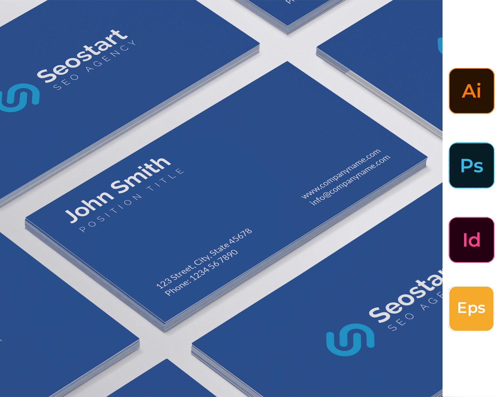 Indesign Business Card Template 10 Up Indesign Template Business Card