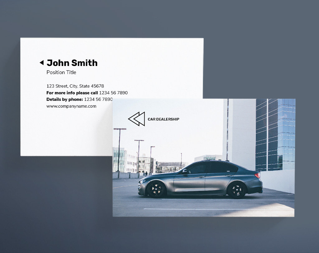 Car Dealership Business Card Template Instant Download Etsy