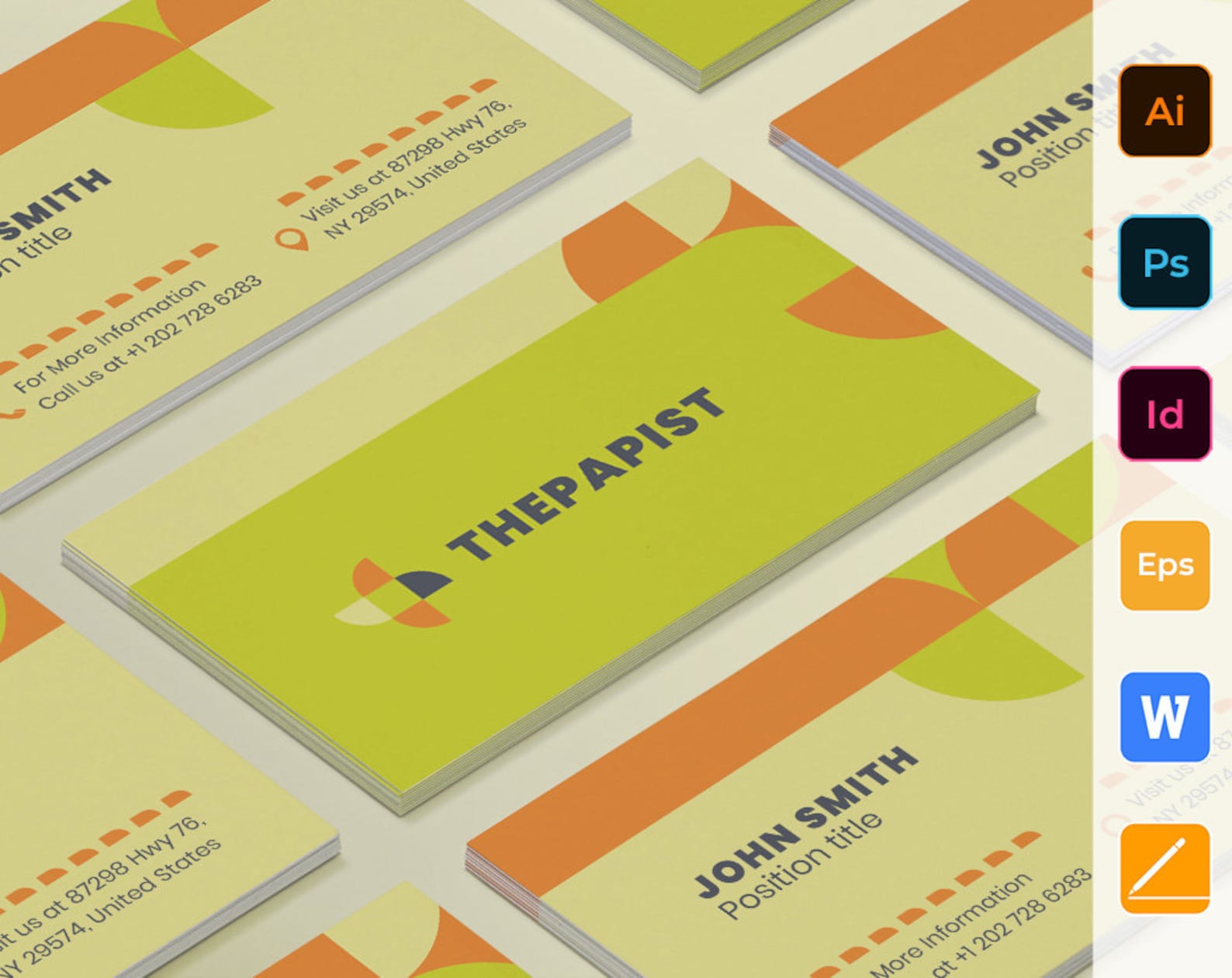 therapist business cards templates illustrator free download therapist business cards templates illustrator free download