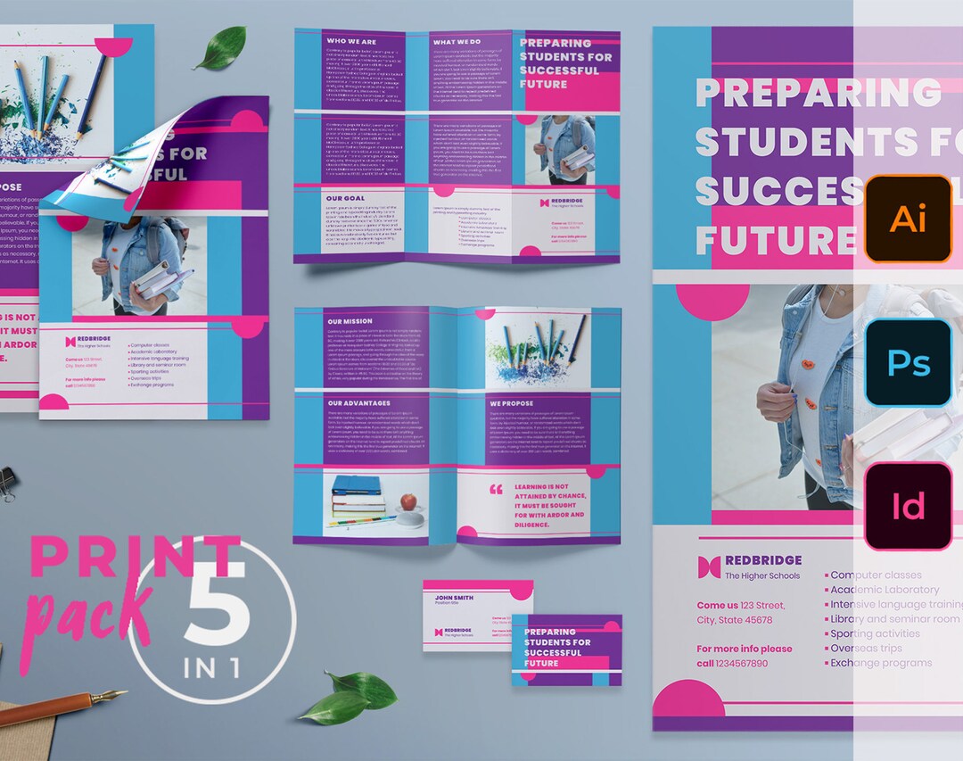 Education Print Pack Templates Digital Download Editable Etsy