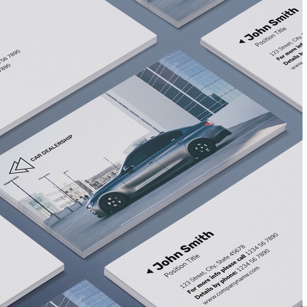 Car Dealership Business Cards - Etsy
