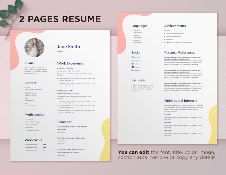 Ice Cream Maker Resume Template Word CV Template Simple, Resume