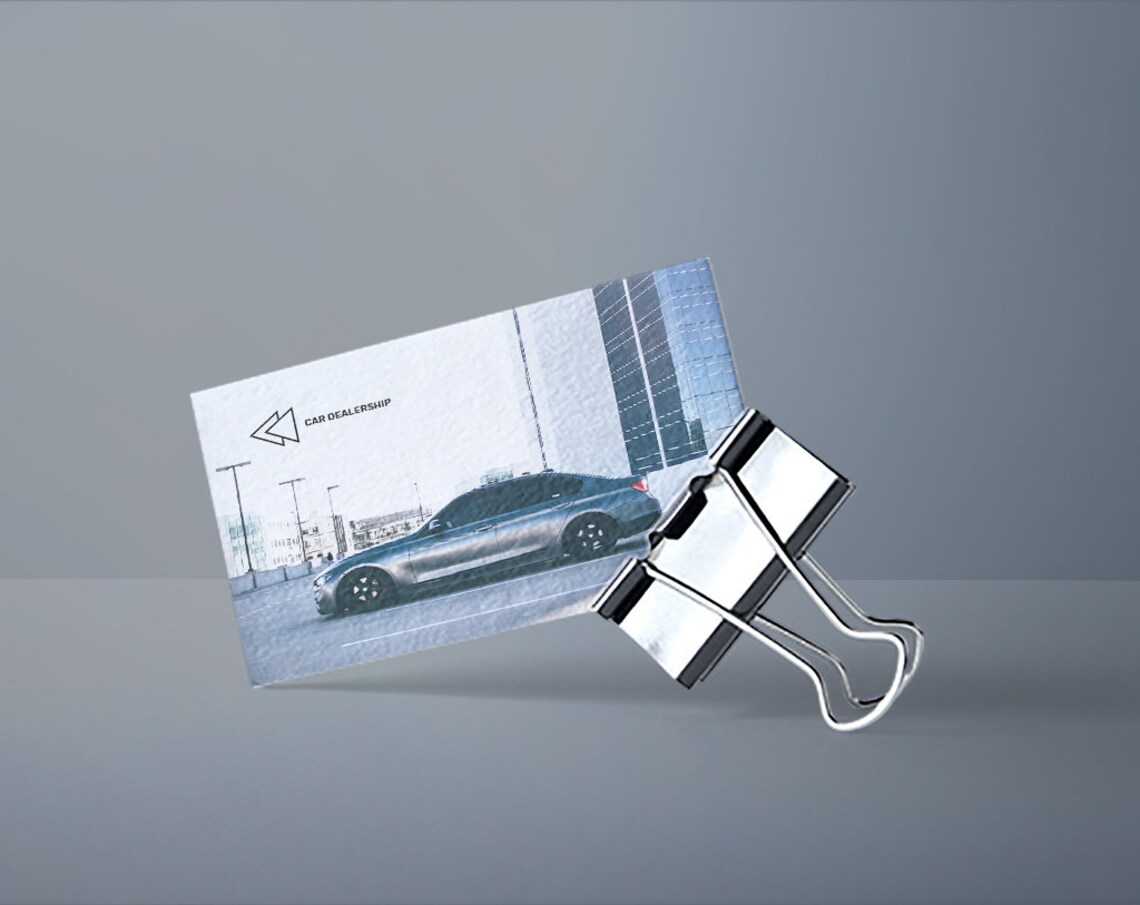 Car Dealership Business Card Template Digital Download, Editable