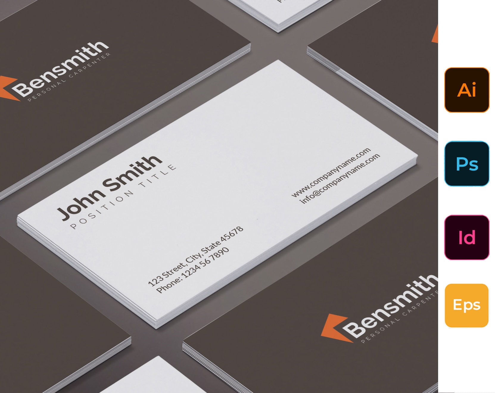 Indesign Business Card Template 10 Up Business Card Templates Indesign