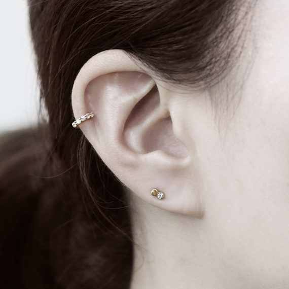 Piercing Jewelry Clear Elegant Cartilage Earring Studs Body Jewelry