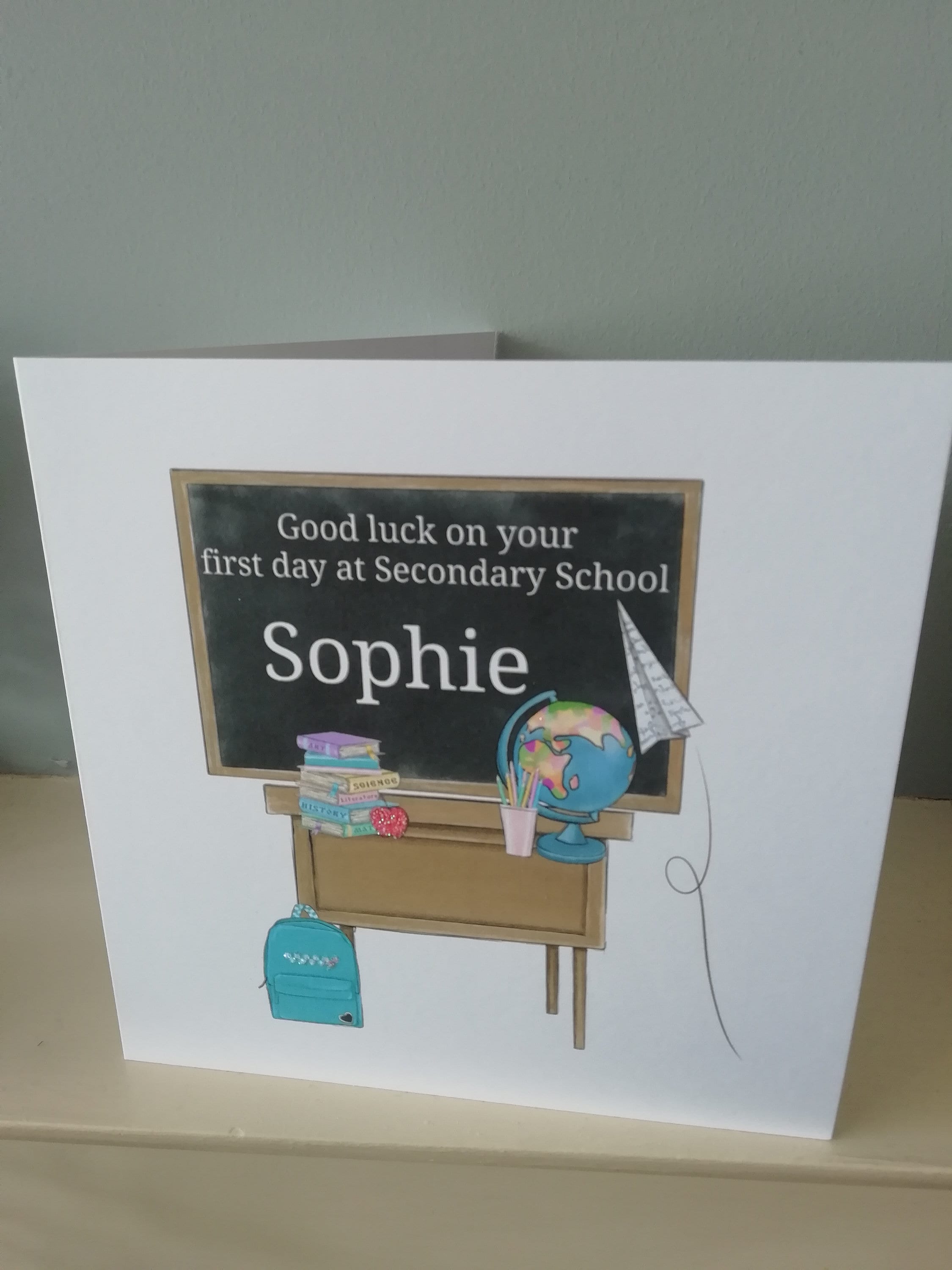 Secondary School Survival Kit ~ Fun Novelty Gift & Greetings Card Alternative | Keepsake | Good Luck | New School | Unique Gift Idea | Personalised Keepsake