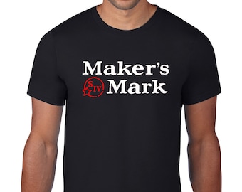 Makers Mark Bourbon Whisky Shirt Tshirt Men