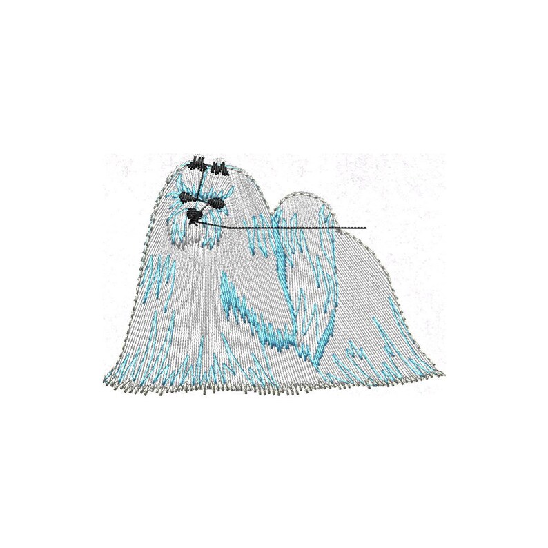 MALTESE embroidery machine patterns designs