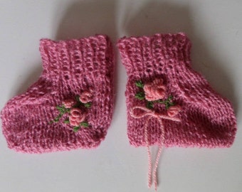 Chaussettes Et Guetres Pour Bebes Filles Etsy Fr