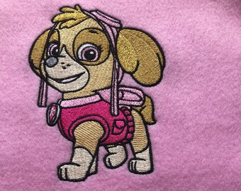 Personalised Embroidered Skye Paw Patrol Towel 1 Name /& Wrapped FREE