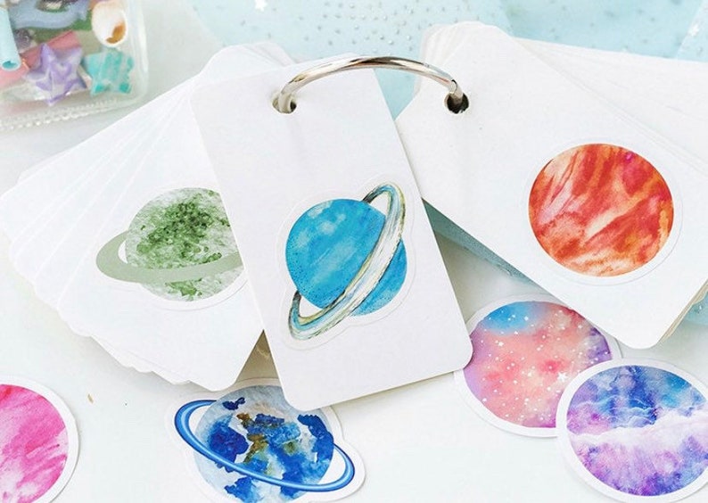 Planet Sticker Box